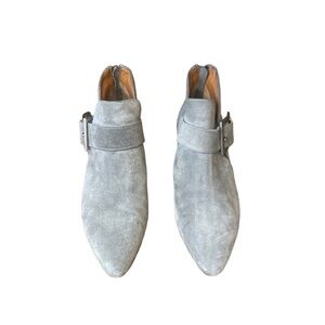 Aquatalia Women’s Gray Suede Filomena Ankle Boots (size 7)